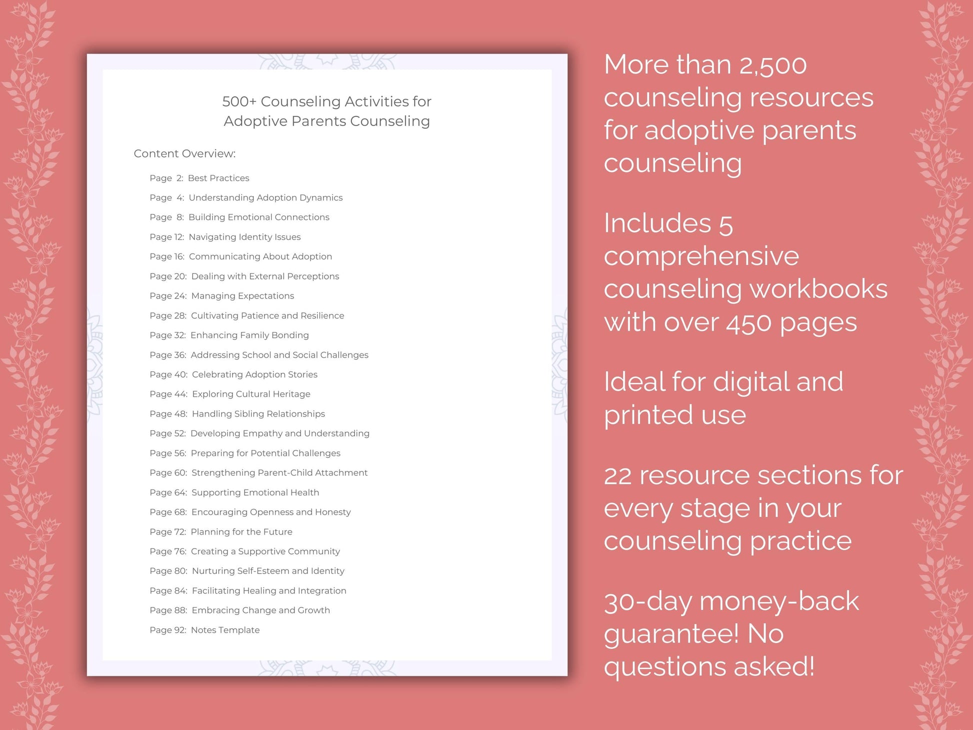 Adoptive Parents Counseling Counseling Templates