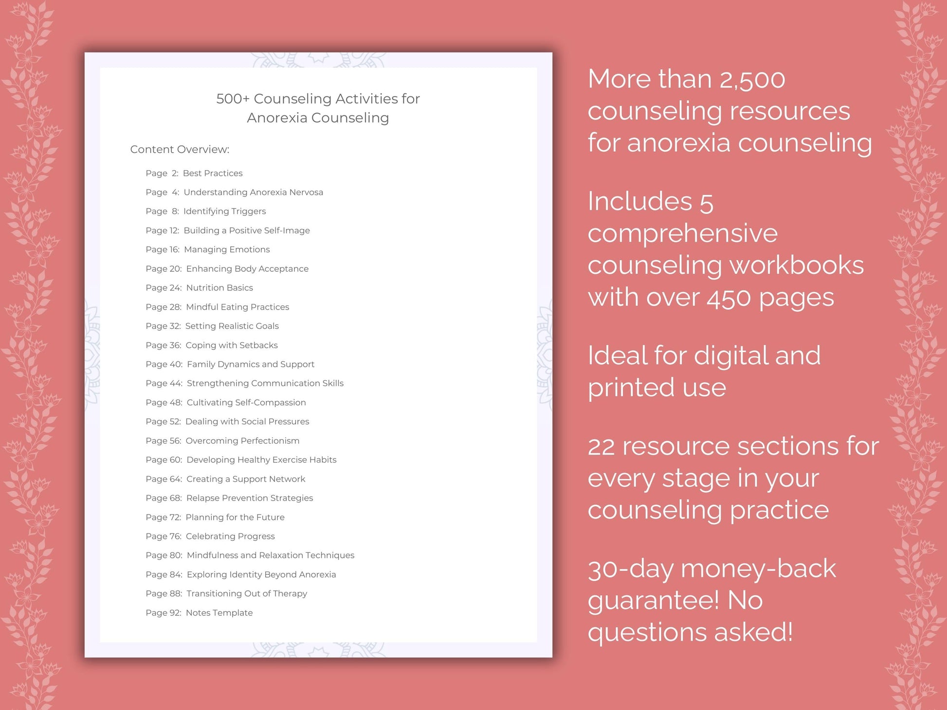 Anorexia Counseling Counseling Templates