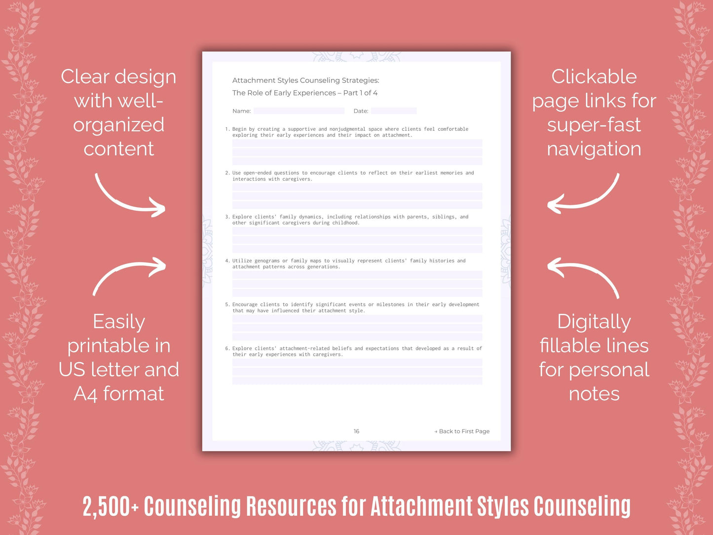 Attachment Styles Counseling Counselor Cheat Sheets