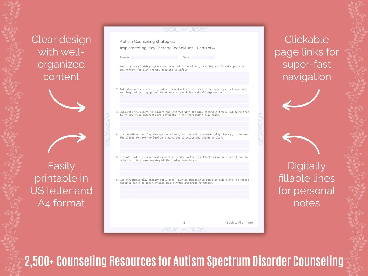 Autism Spectrum Disorder Counseling Counselor Cheat Sheets