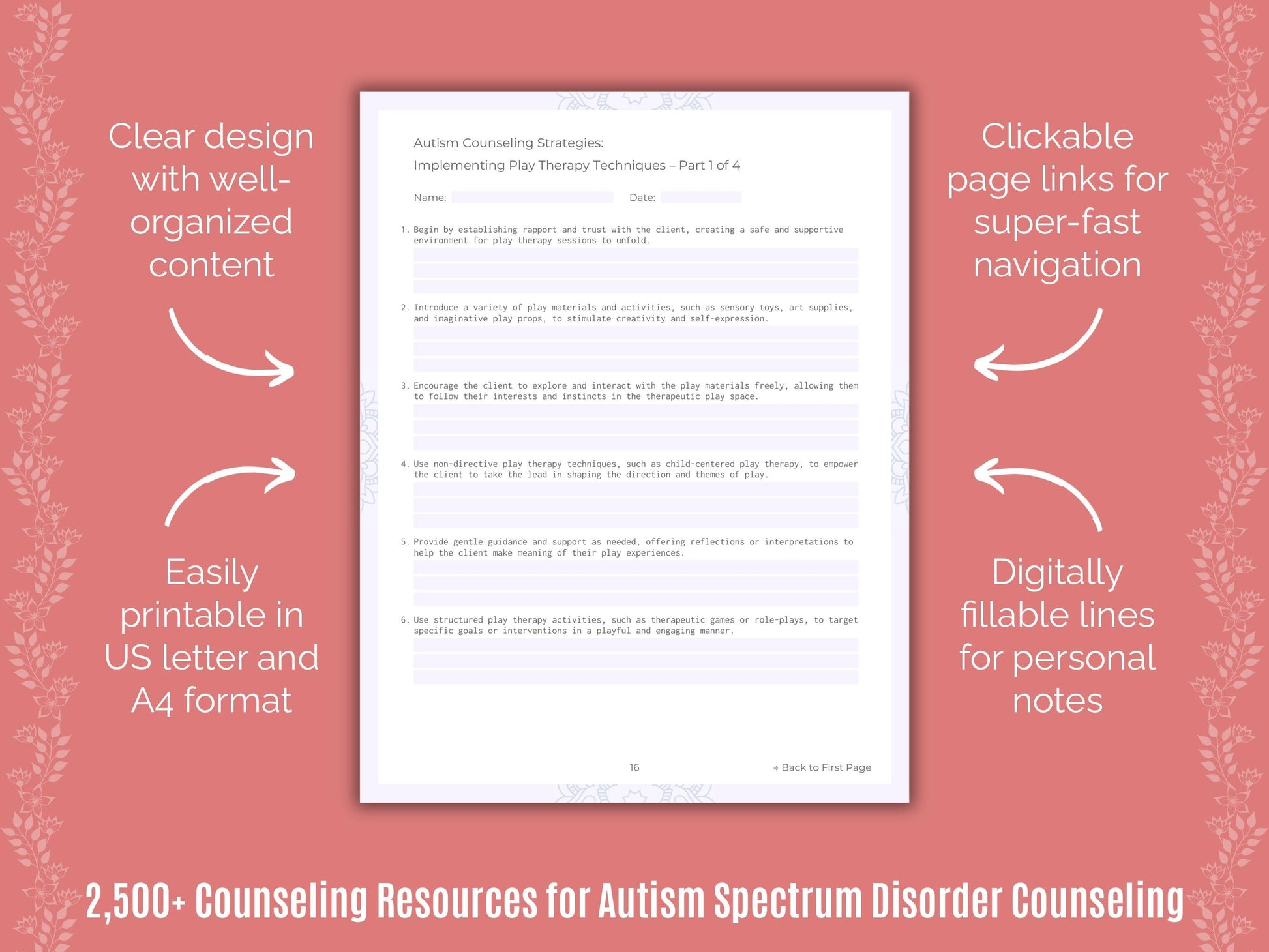 Autism Spectrum Disorder Counseling Counselor Cheat Sheets