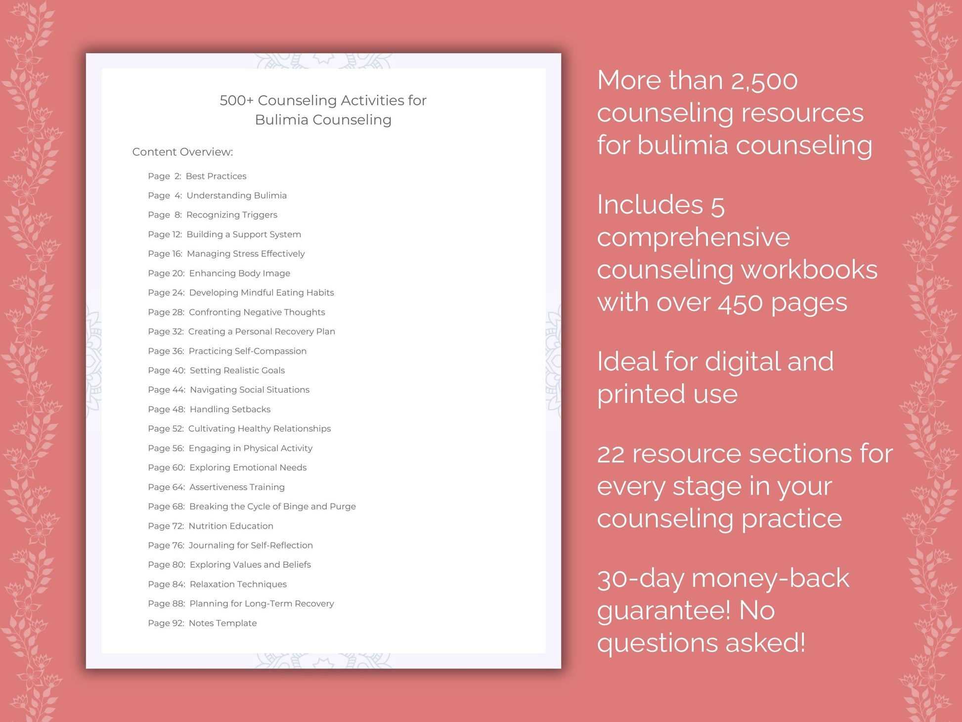 Bulimia Counseling Counseling Templates