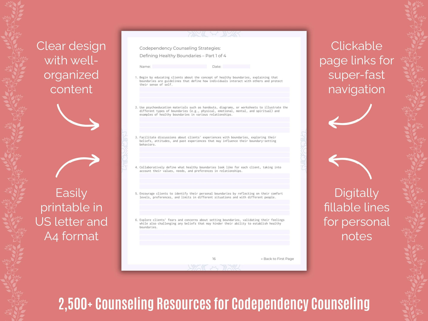 Codependency Counseling Counselor Cheat Sheets