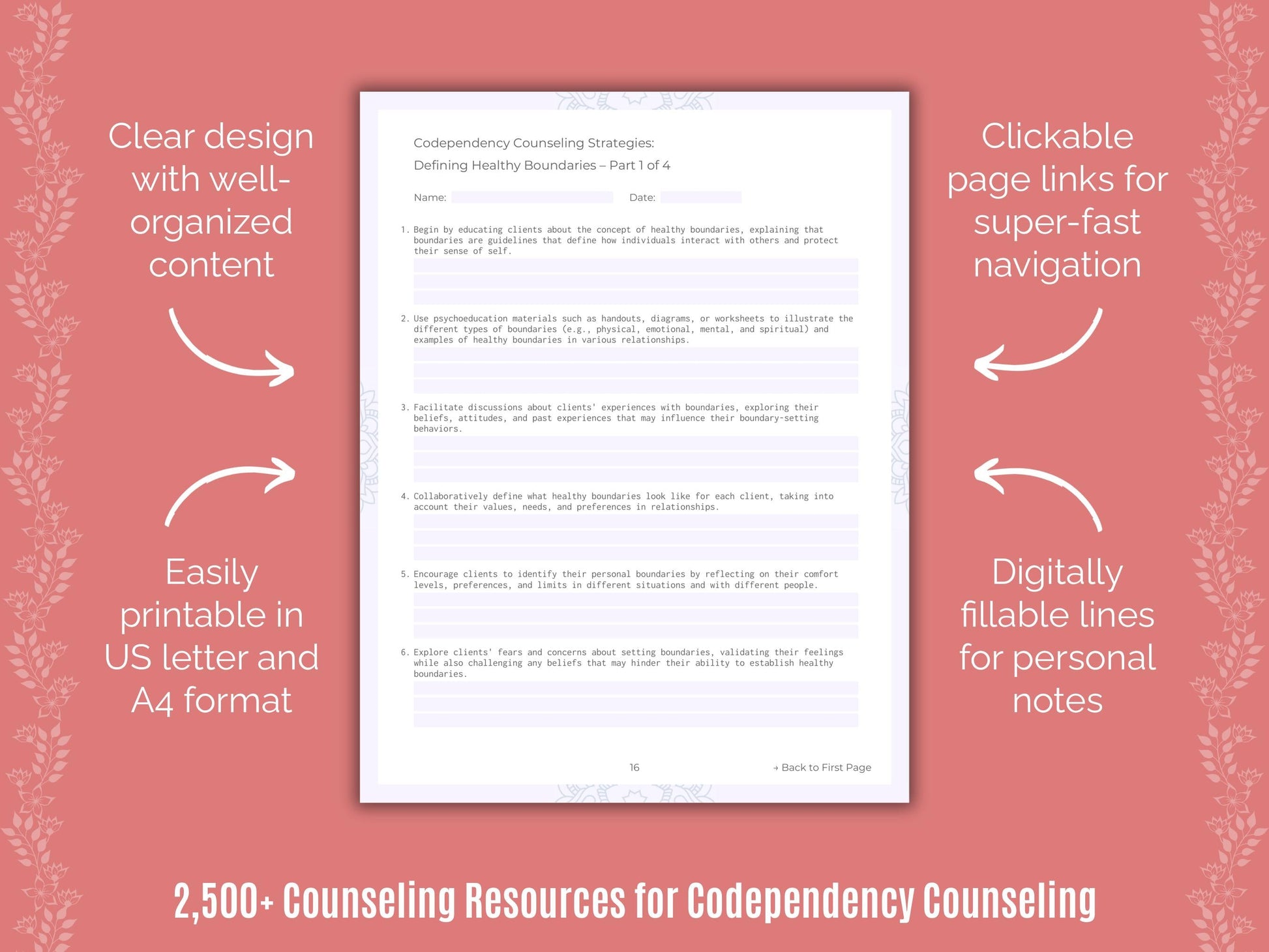 Codependency Counseling Counselor Cheat Sheets