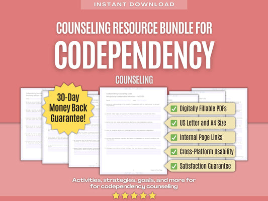 Codependency Counseling Psychology Workbooks