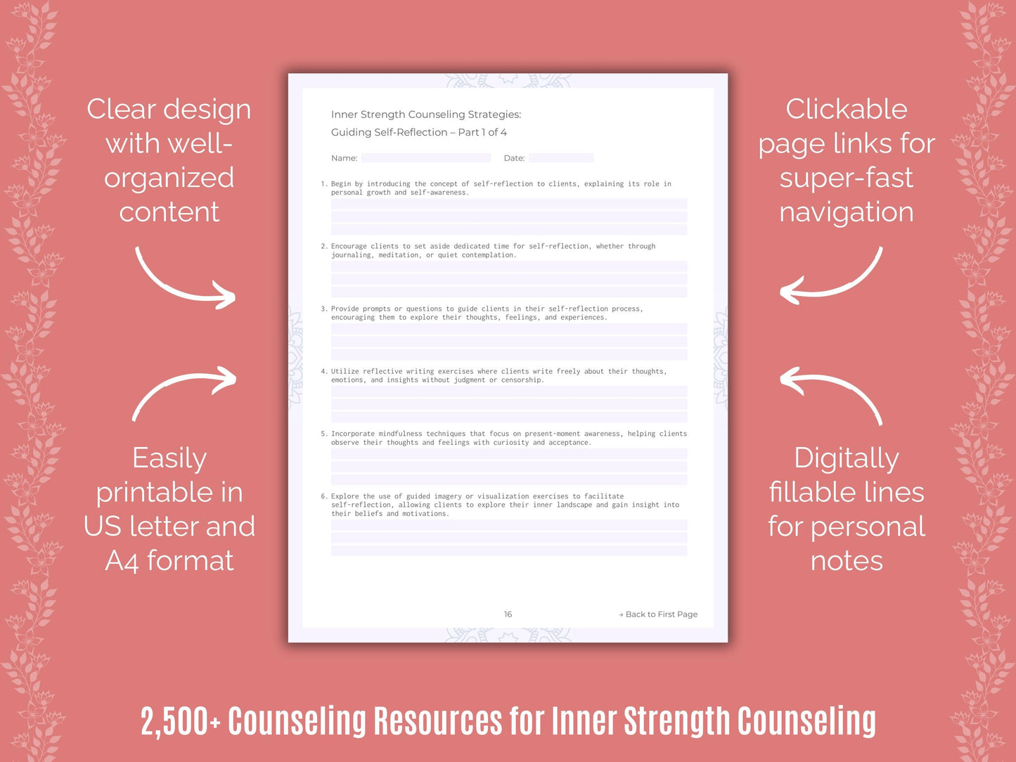 Inner Strength Counseling Counselor Cheat Sheets