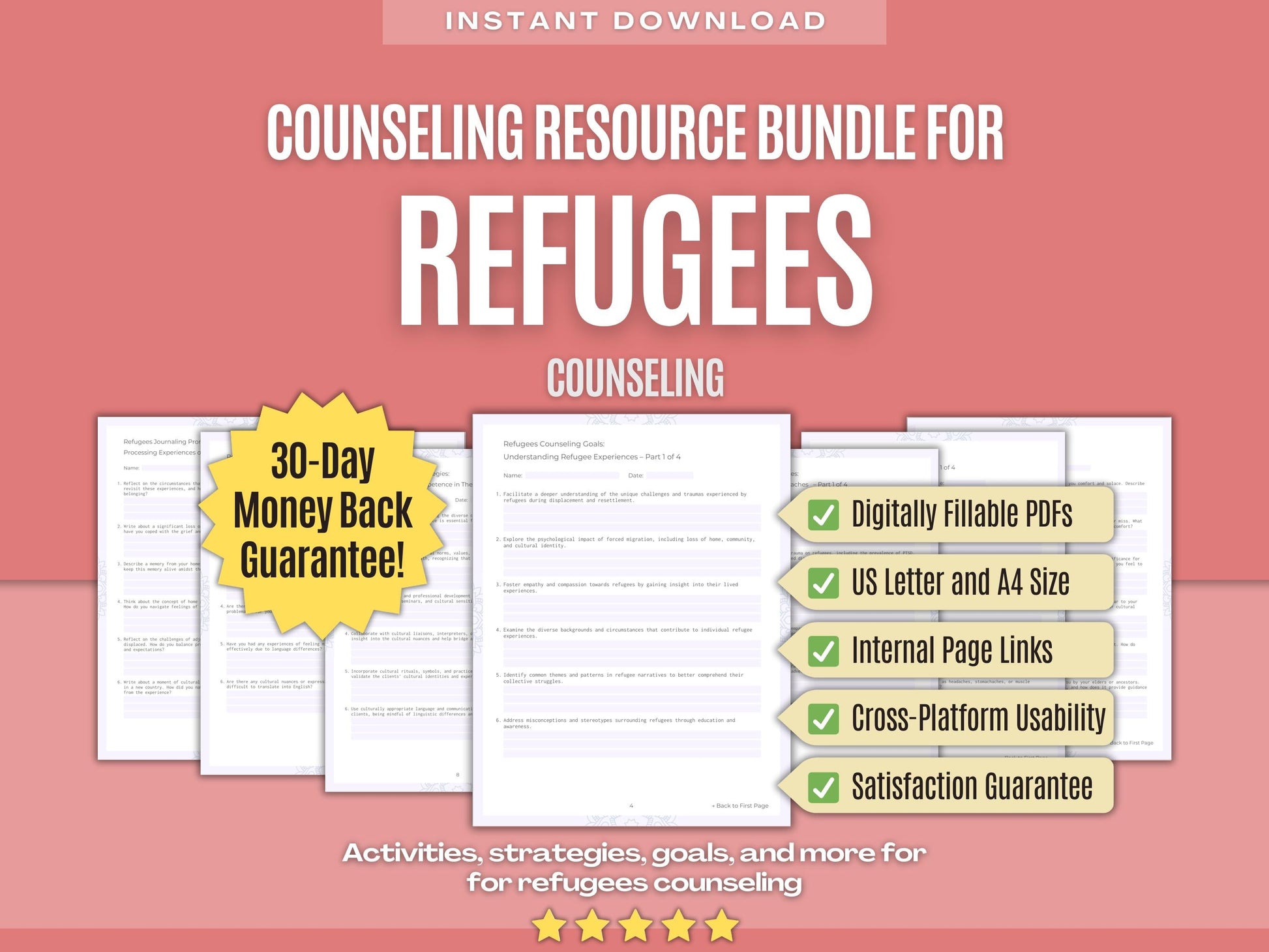 Refugees Counseling Psychology Workbooks