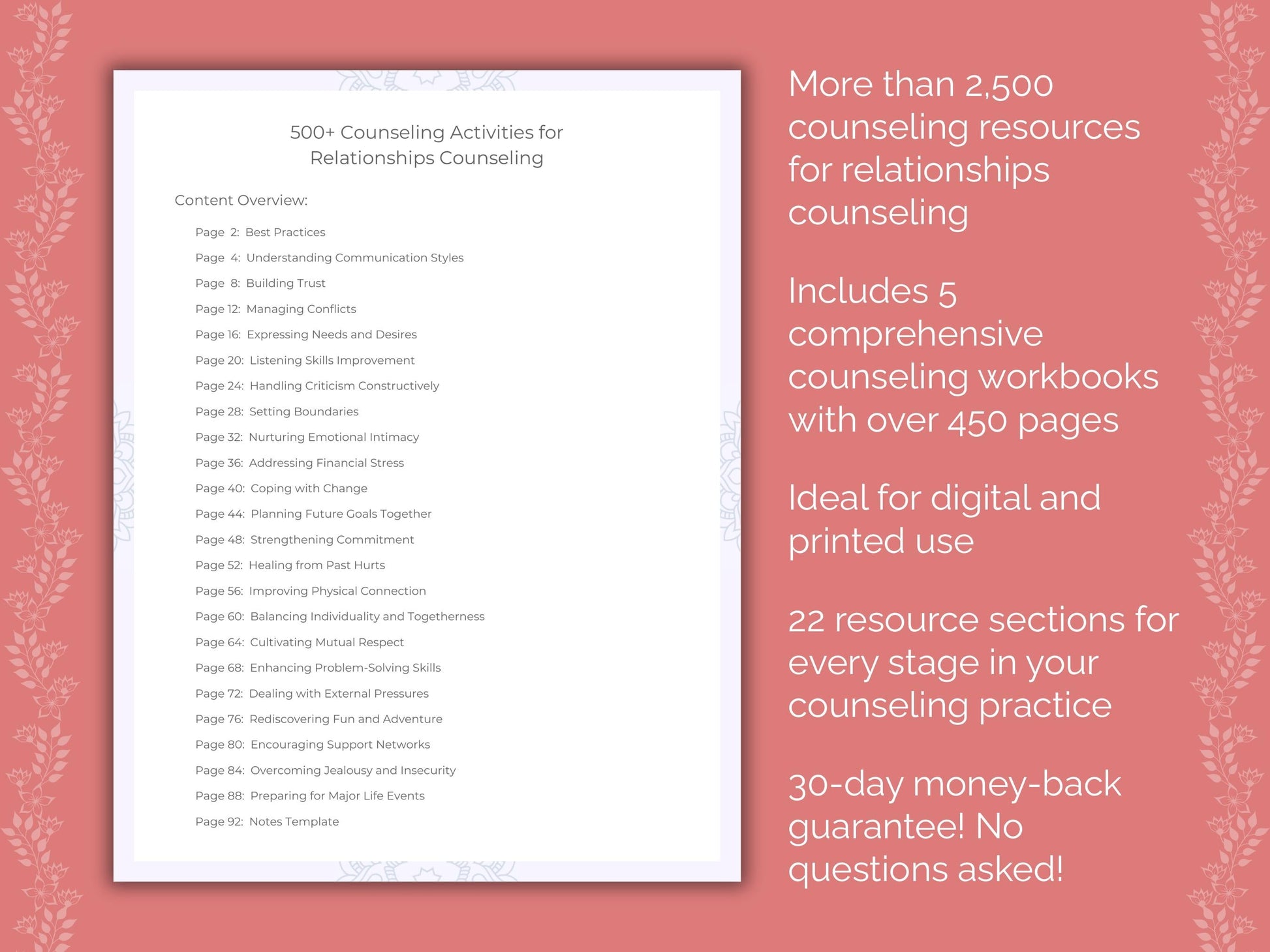 Relationships Counseling Counseling Templates