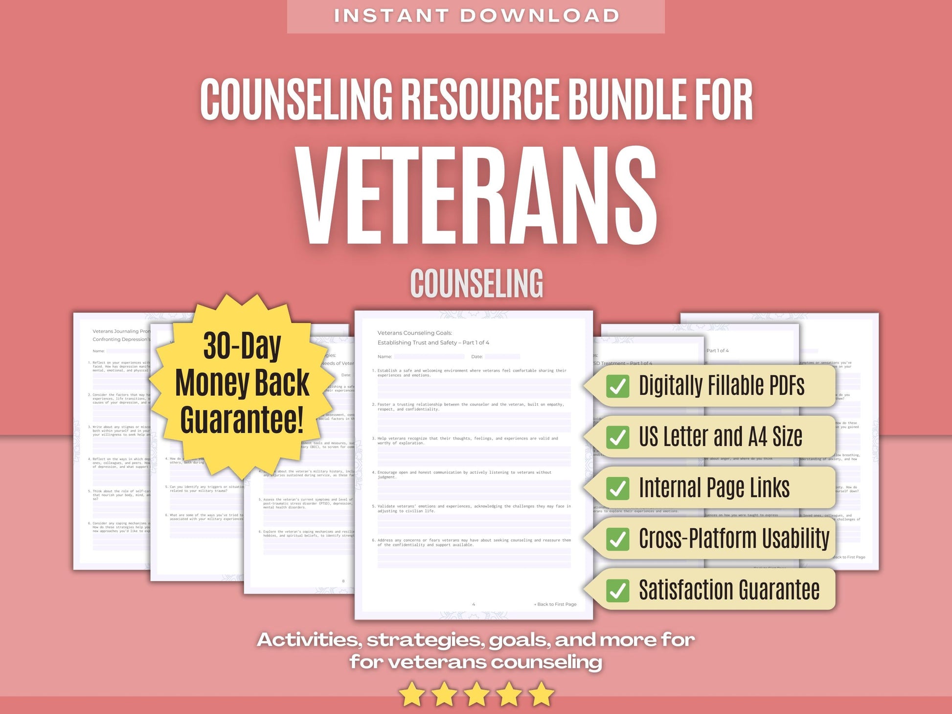 Veterans Counseling Psychology Workbooks