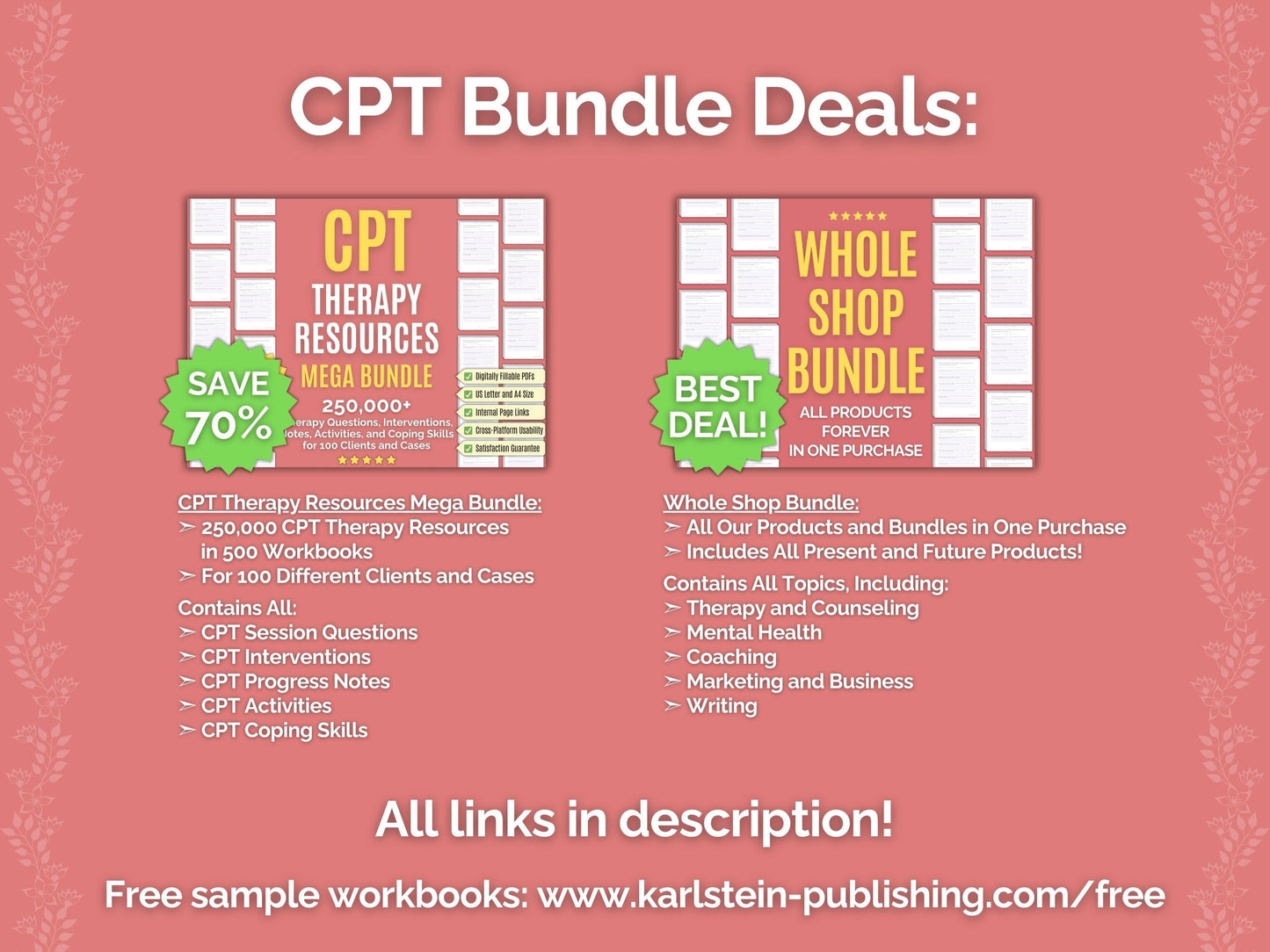 Cognitive Processing Therapy (CPT) Interventions Mental Health Tools