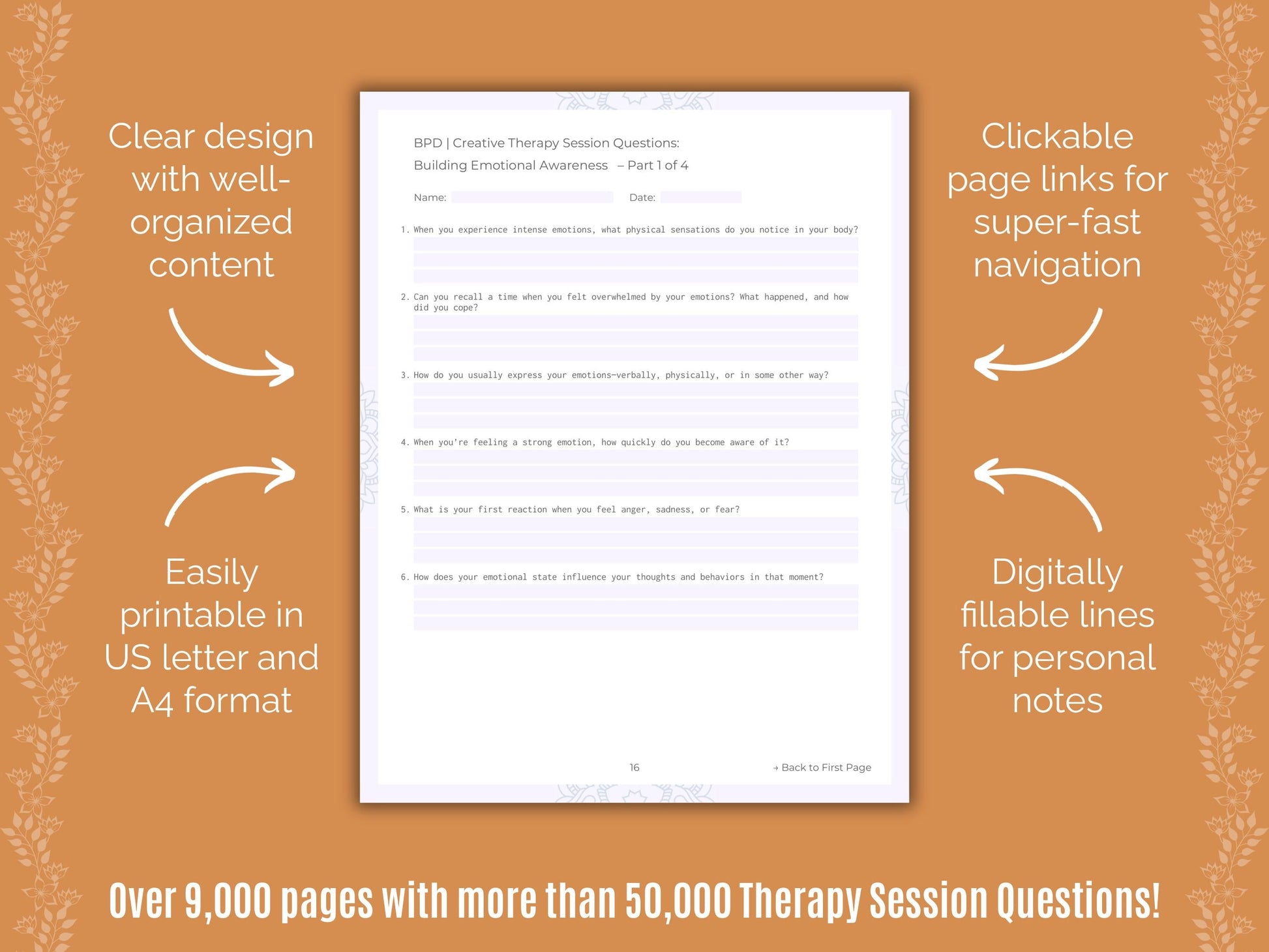 Creative Therapy Session Questions Counselor Cheat Sheets