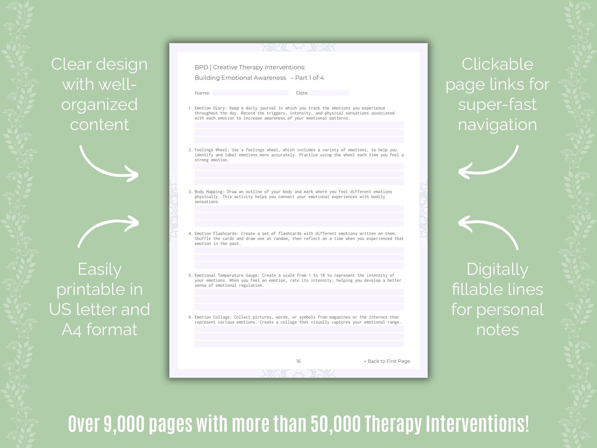 Creative Therapy Interventions Counselor Cheat Sheets