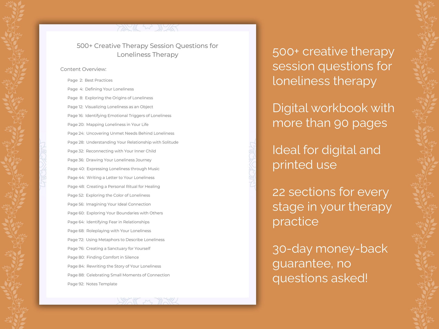 Loneliness Creative Therapy Therapist Worksheets