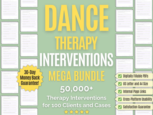 Dance Therapy Interventions Psychology Workbooks