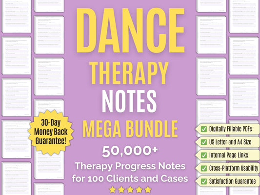 Dance Therapy Progress Notes Psychology Workbooks