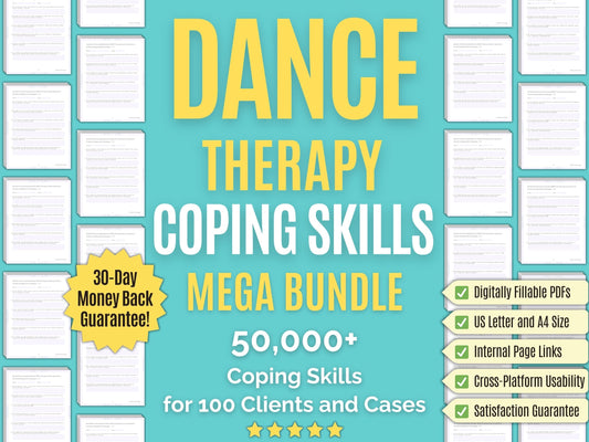 Dance Therapy Coping Skills Psychology Workbooks