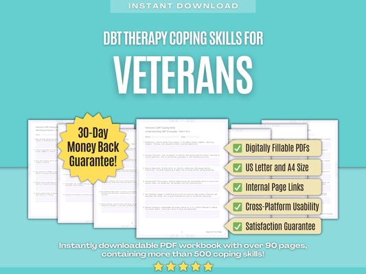 Veterans Dialectical Behavior Therapy (DBT) Psychology Workbooks