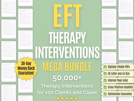 Emotionally Focused Therapy (EFT) Interventions Psychology Workbooks