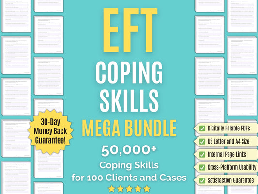 Emotionally Focused Therapy (EFT) Coping Skills Psychology Workbooks