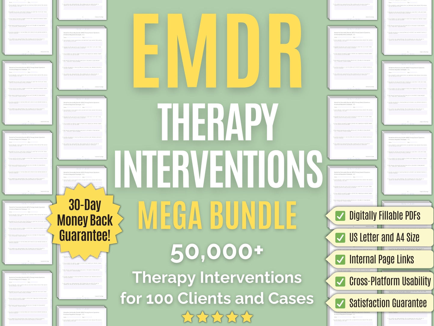 Eye Movement Desensitization and Reprocessing (EMDR) Therapy Interventions Psychology Workbooks