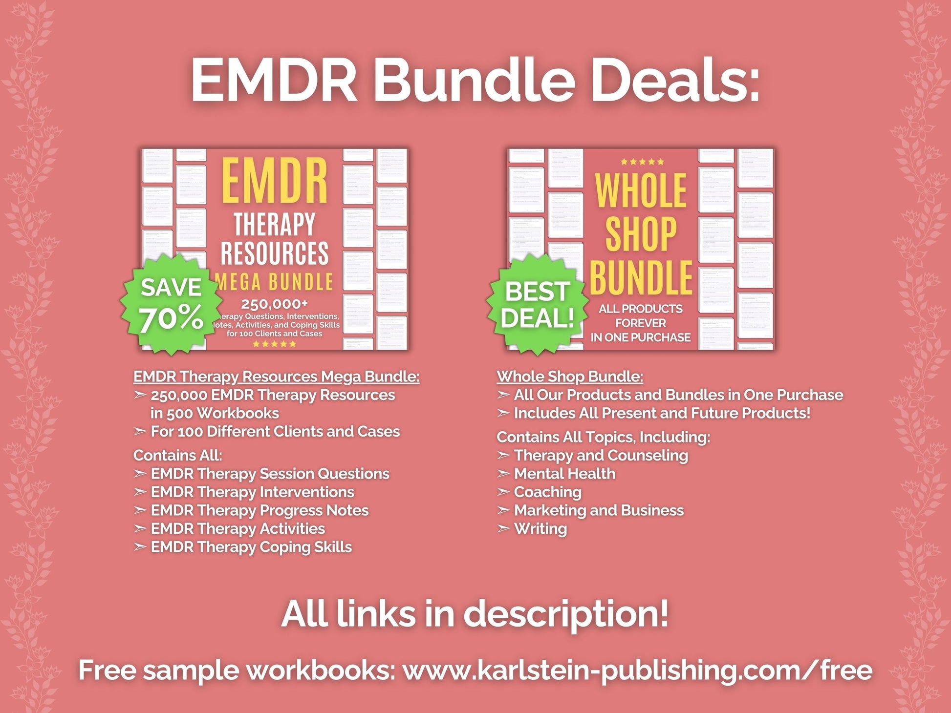 Eye Movement Desensitization and Reprocessing (EMDR) Therapy Interventions Mental Health Tools