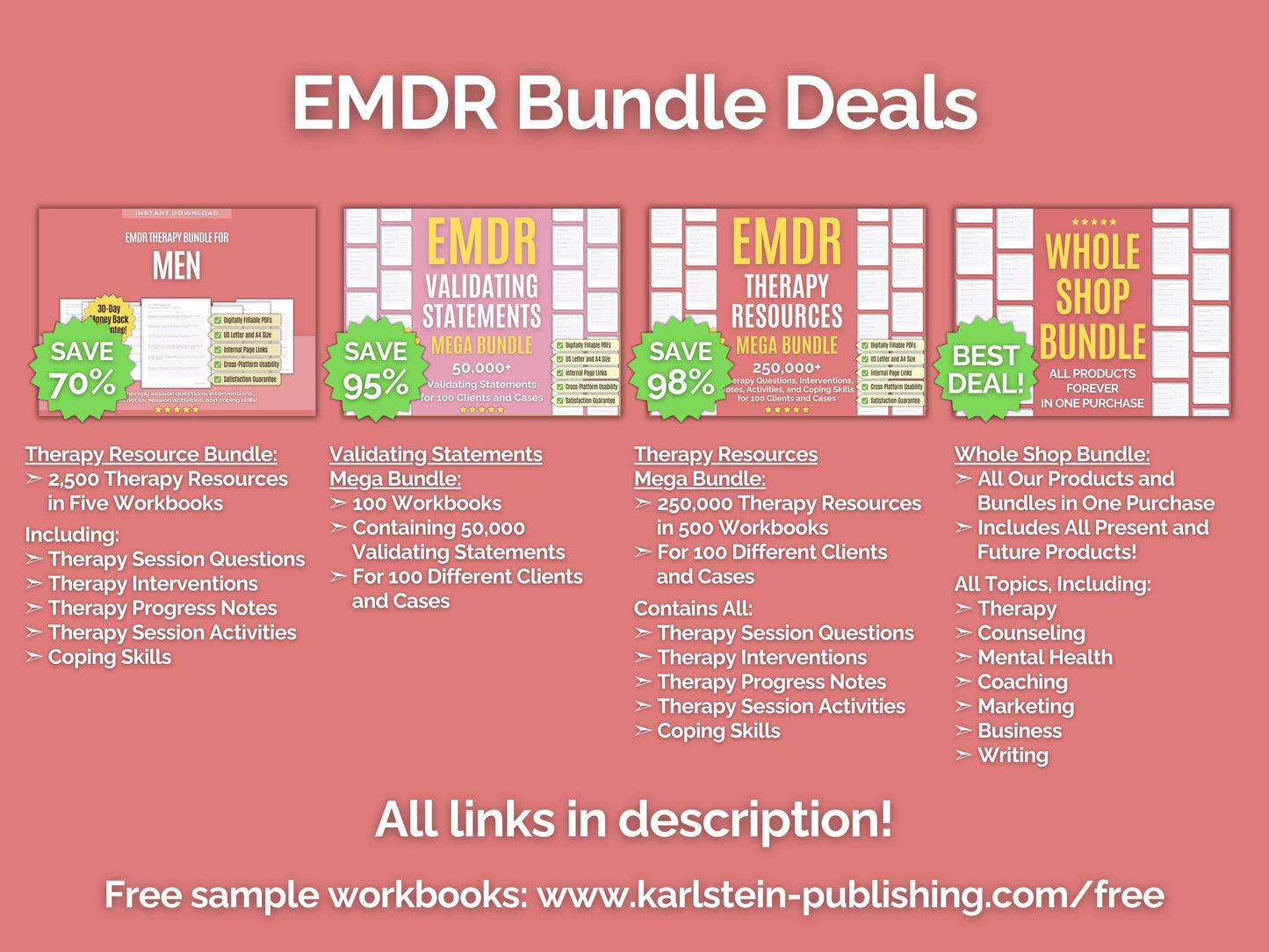 Men Eye Movement Desensitization and Reprocessing (EMDR) Psychotherapy Sessions