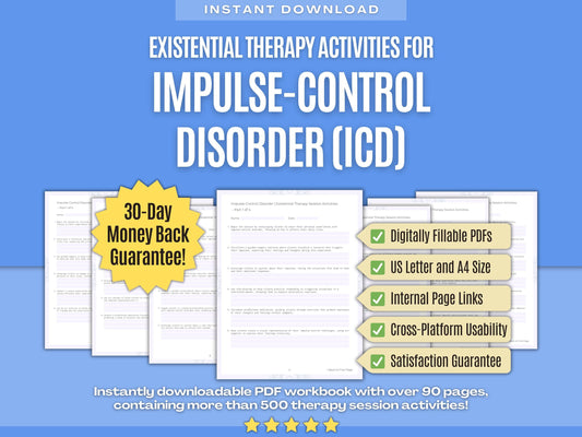 Impulse-Control Disorder (ICD) Existential Therapy Psychology Workbooks