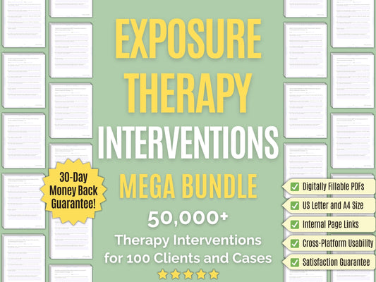 Exposure Therapy Interventions Psychology Workbooks