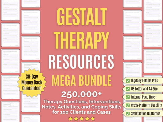 Gestalt Therapy Psychology Workbooks