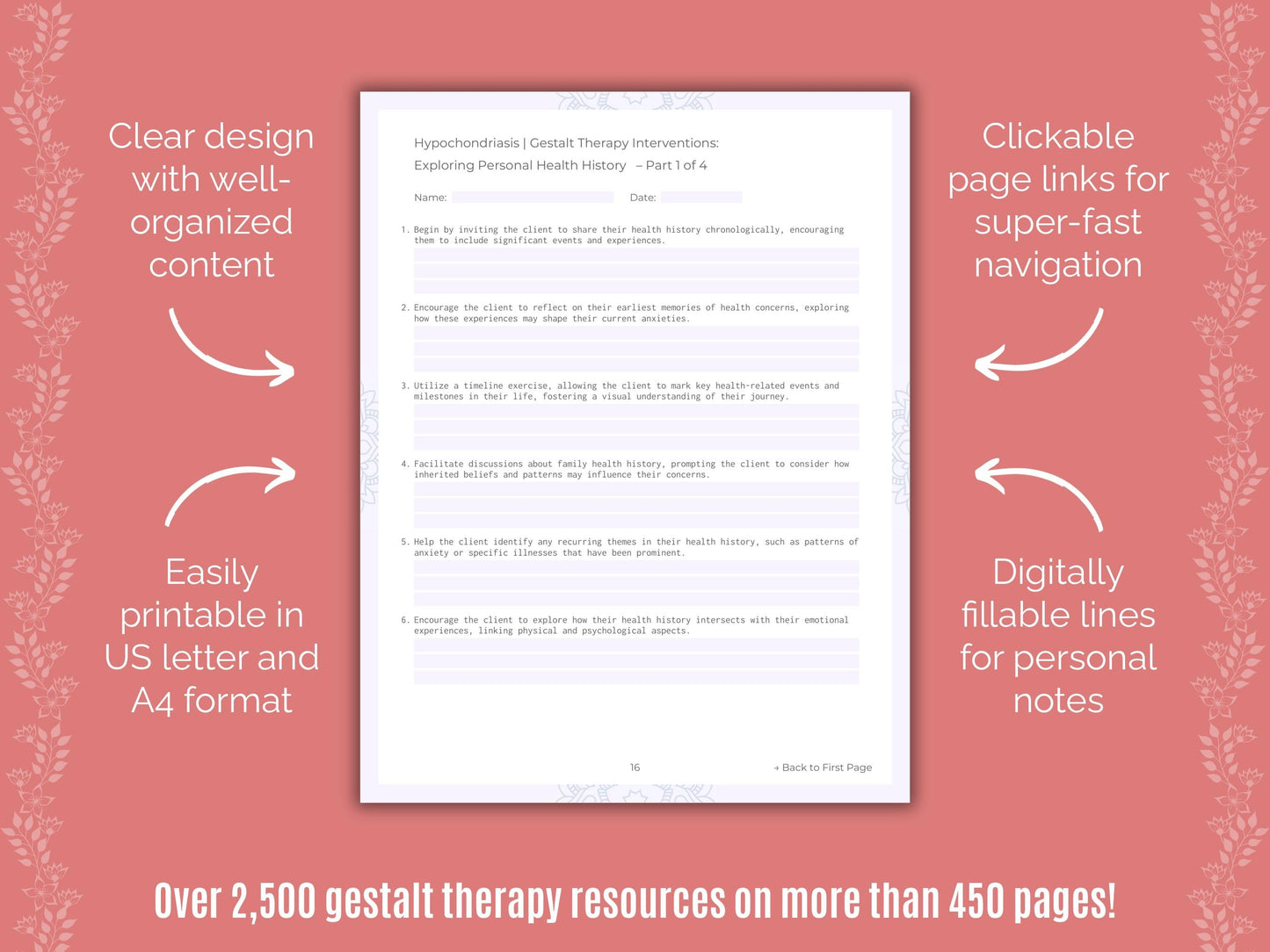 Hypochondriasis Gestalt Therapy Counseling Templates