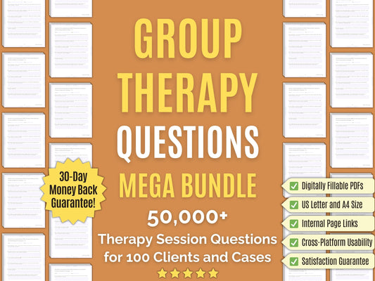 Group Therapy Session Questions Psychology Workbooks