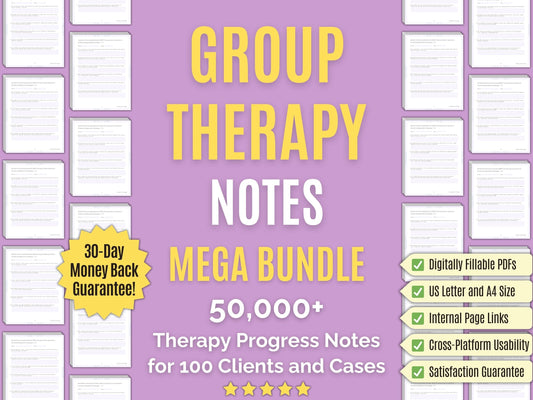 Group Therapy Progress Notes Psychology Workbooks