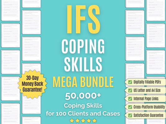 Internal Family Systems (IFS) Coping Skills Psychology Workbooks