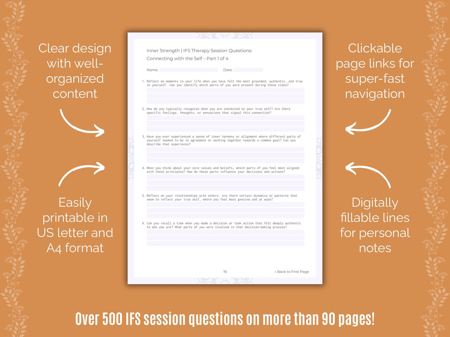 Inner Strength Internal Family Systems (IFS) Counseling Templates