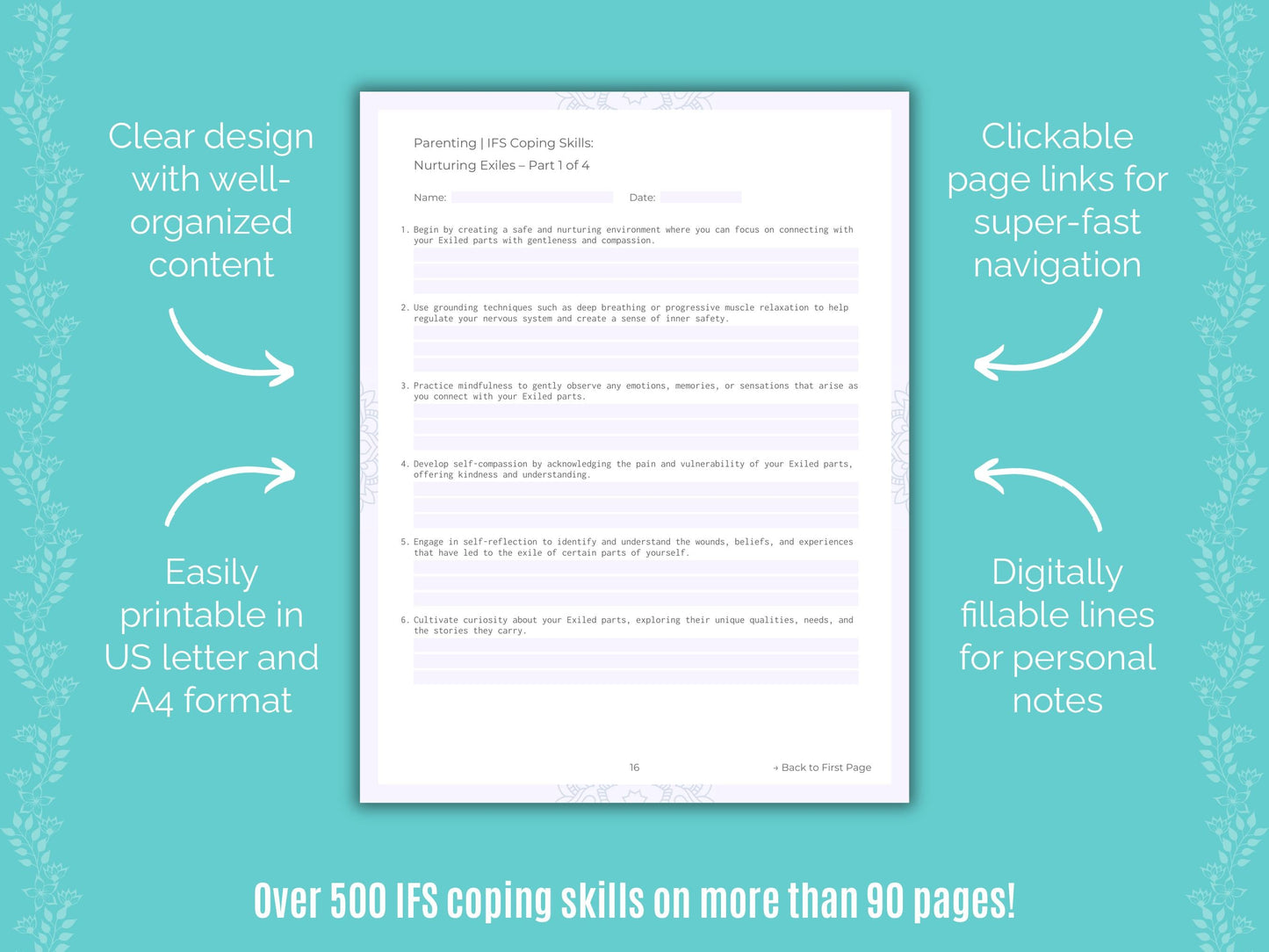 Parenting Internal Family Systems (IFS) Counseling Templates