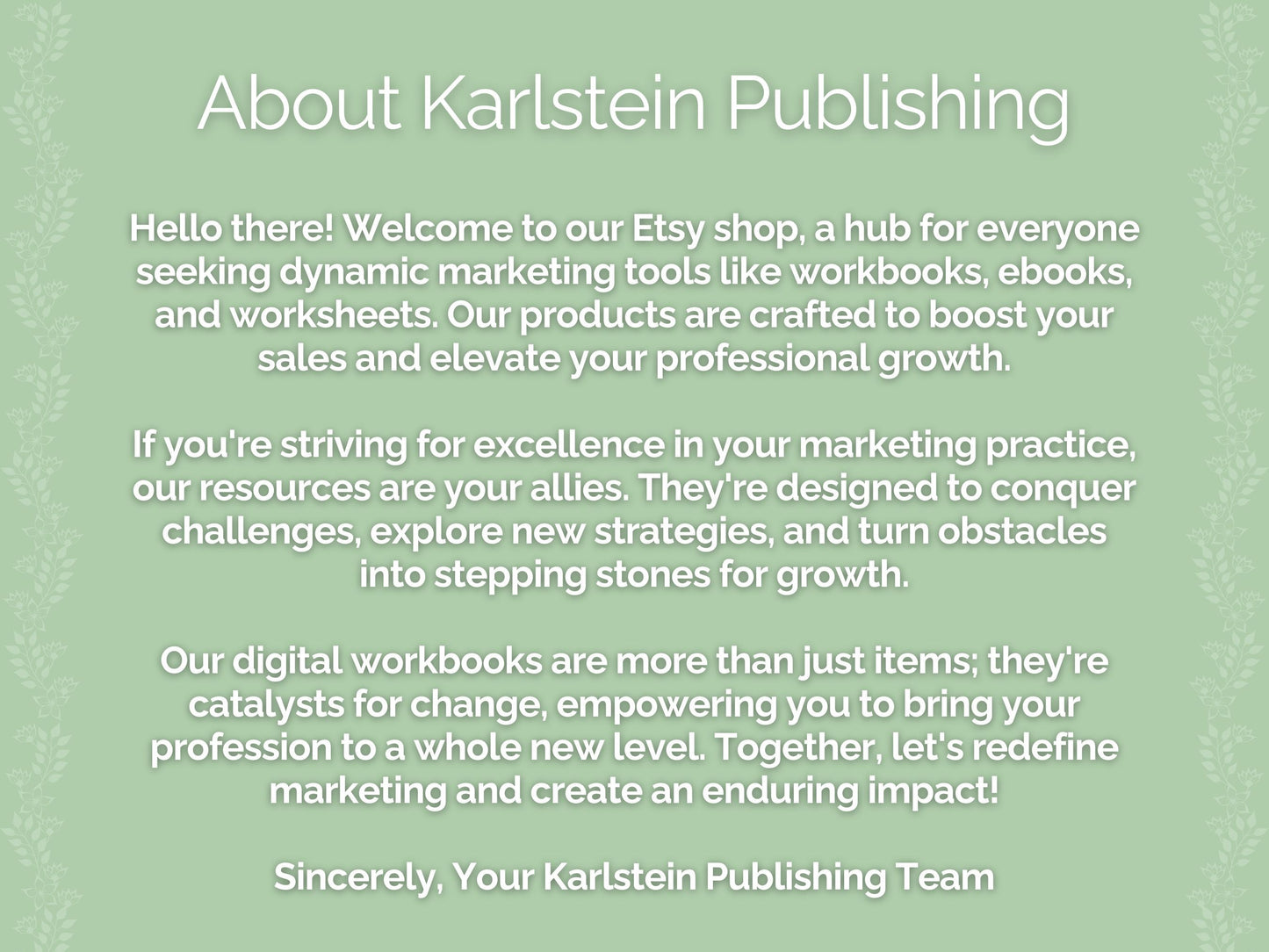 Etsy Seller Marketing Printable PDF