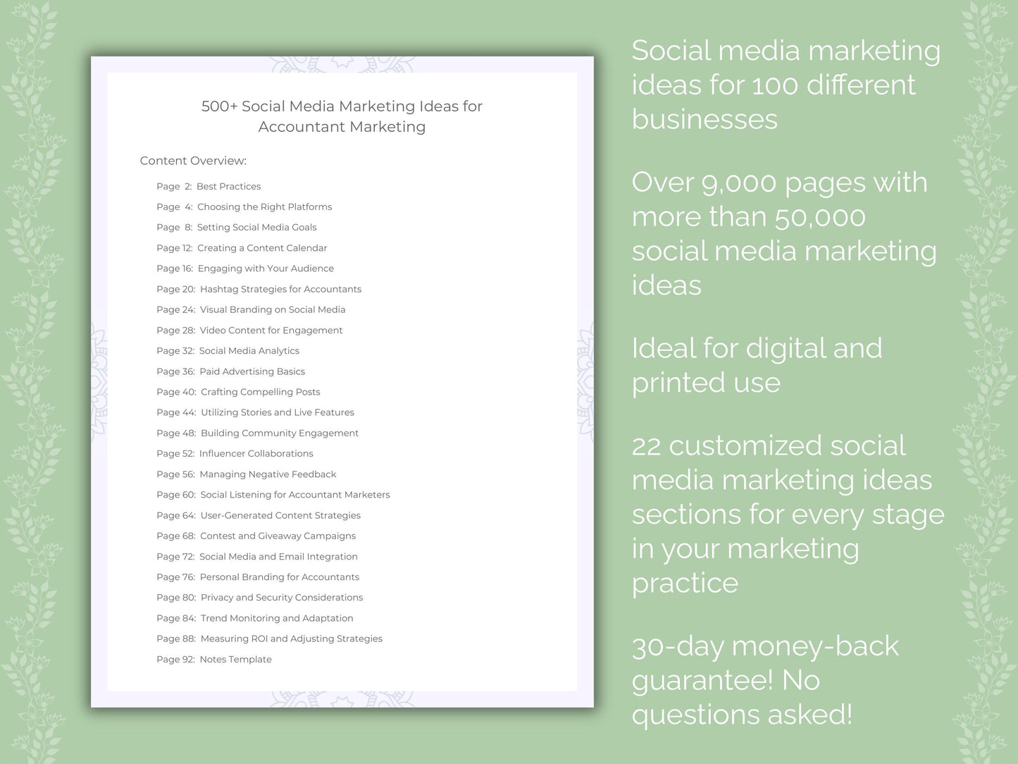 Social Media Marketing Ideas Cheat Sheets