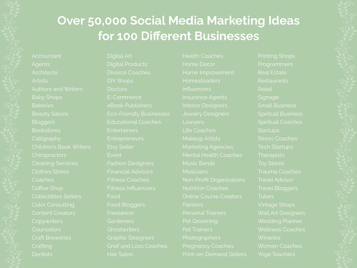 Social Media Marketing Ideas Templates