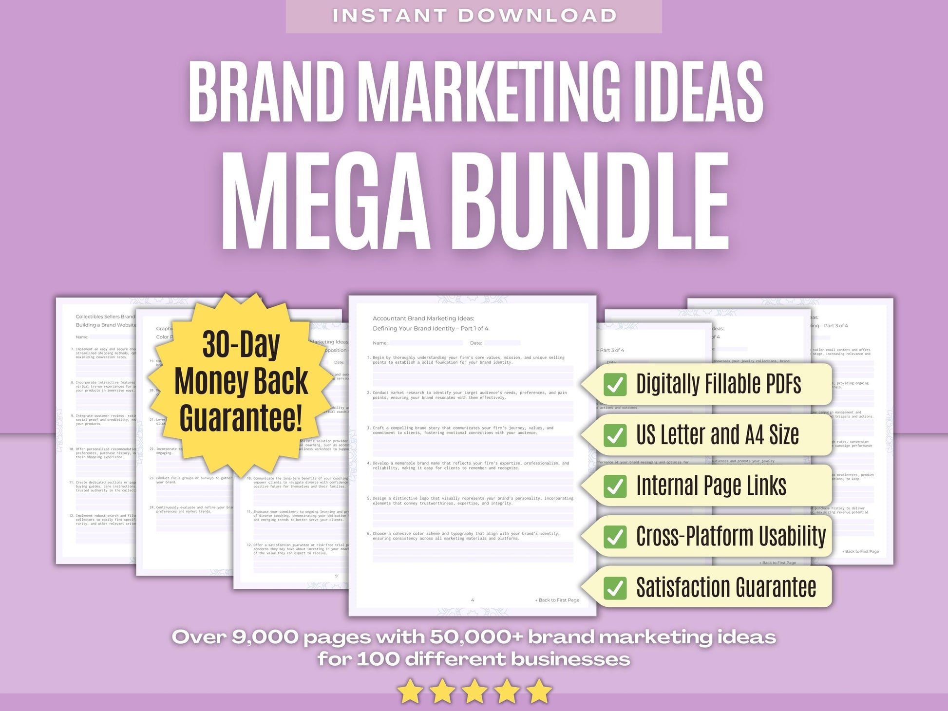 Brand Marketing Ideas Workbooks