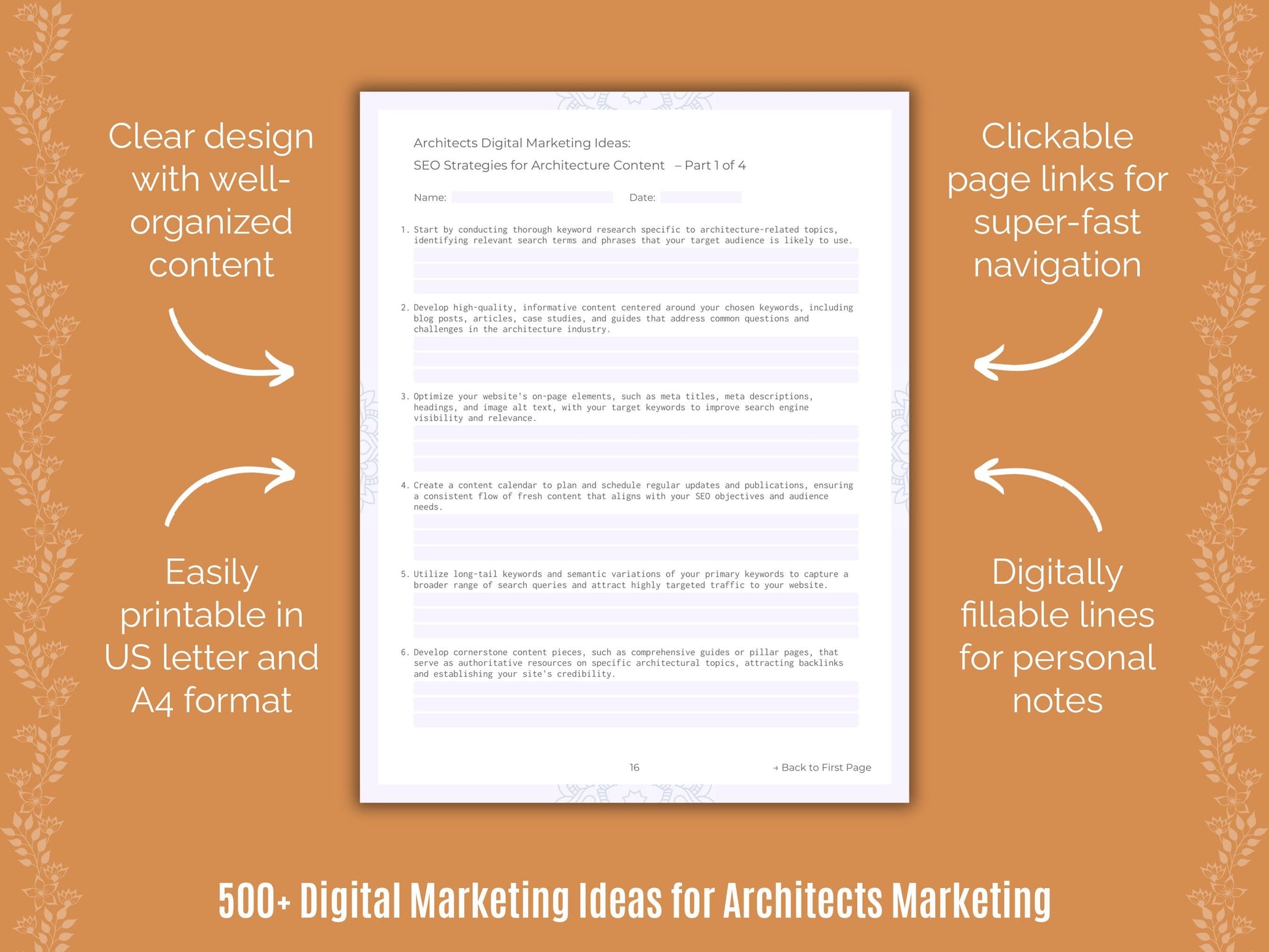 Architects Marketing Templates