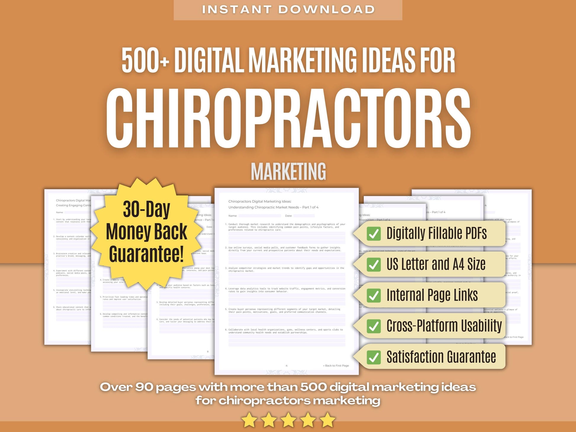 Chiropractors Marketing Workbooks