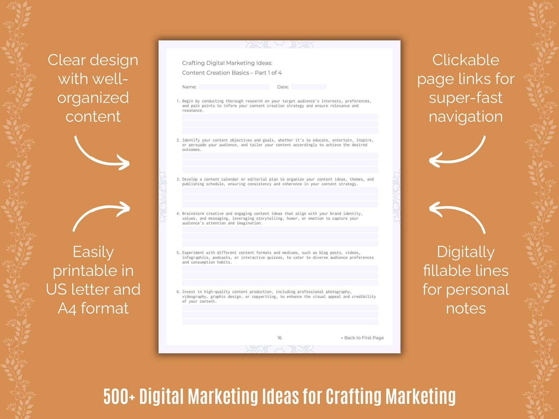 Crafting Marketing Templates