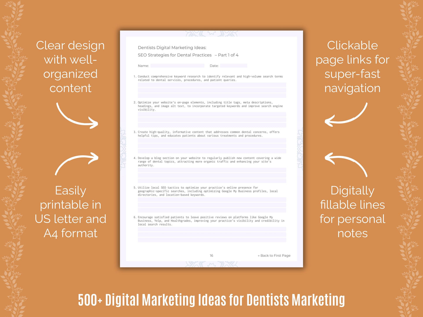 Dentists Marketing Templates