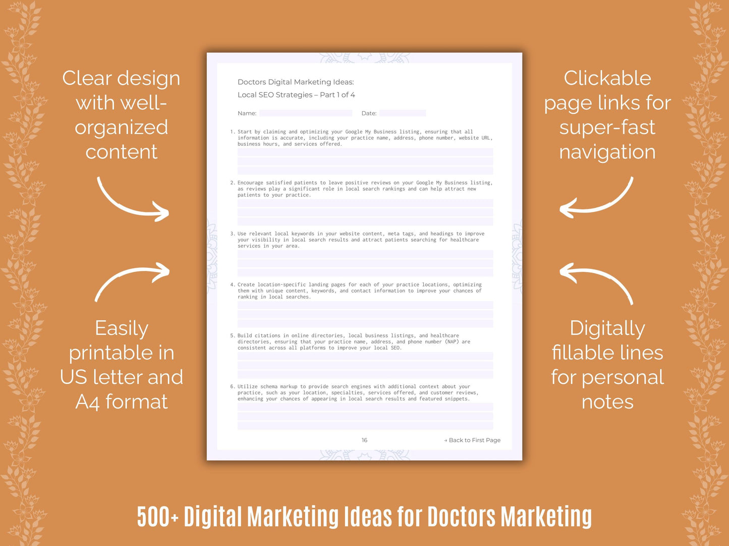 Doctors Marketing Templates