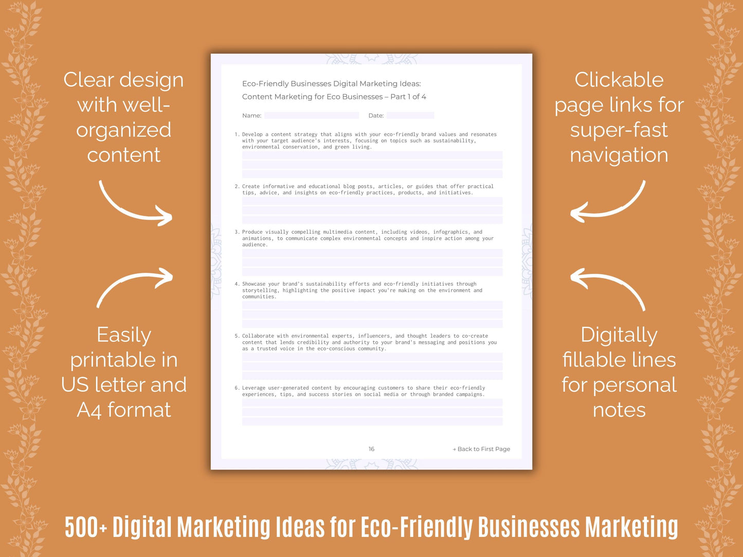 Eco-Friendly Businesses Marketing Templates