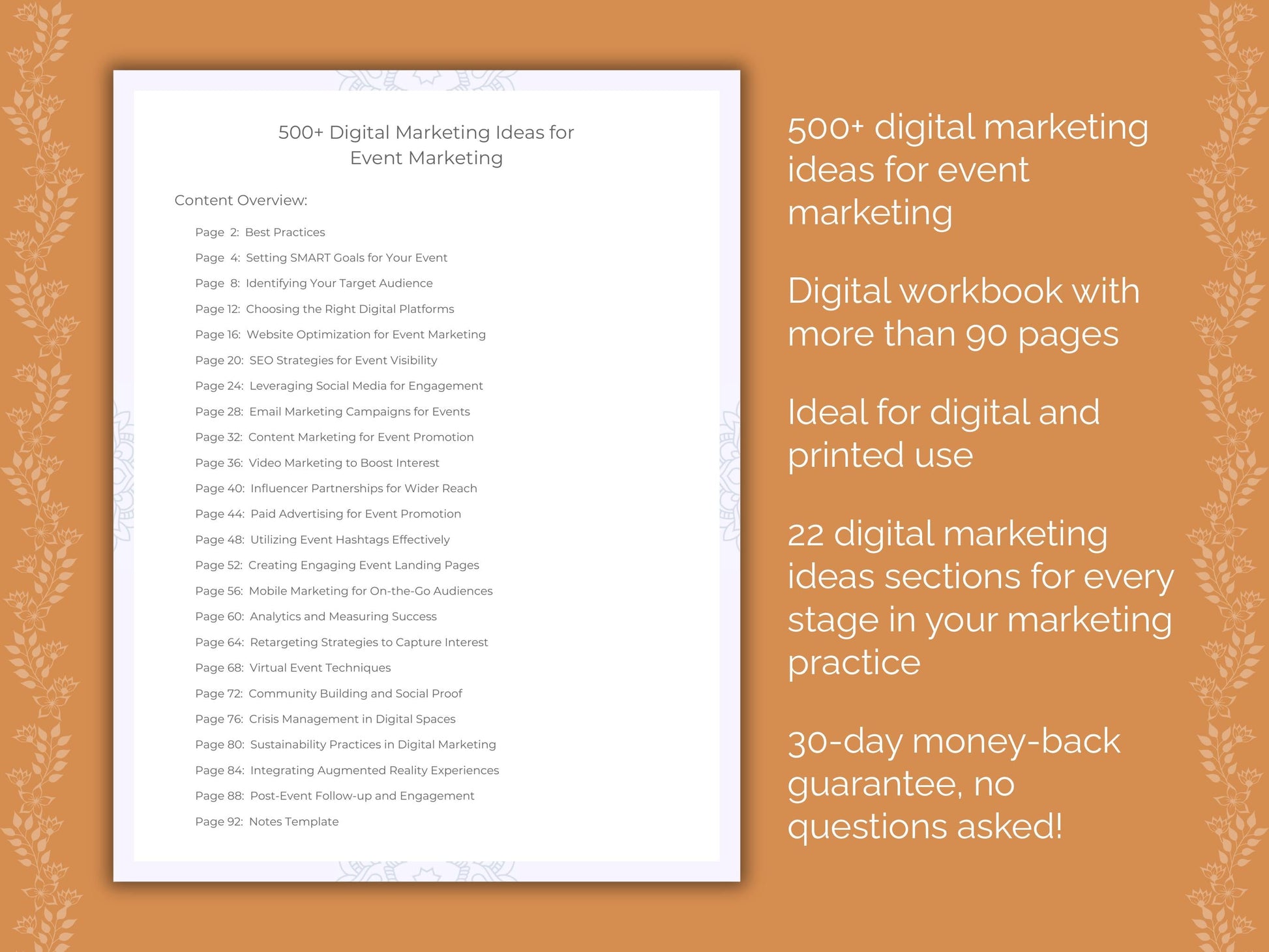 Event Marketing Worksheets