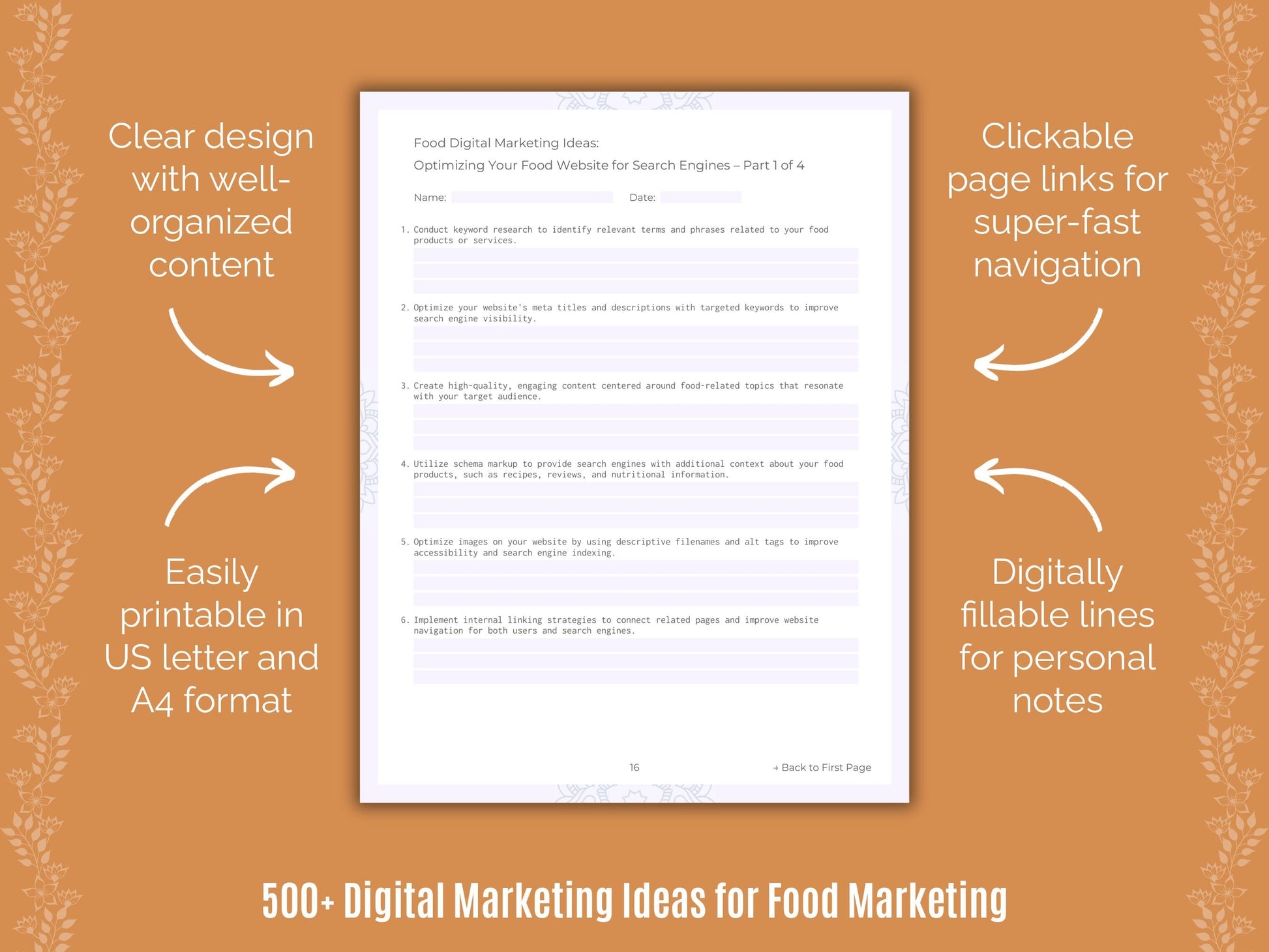 Food Marketing Templates