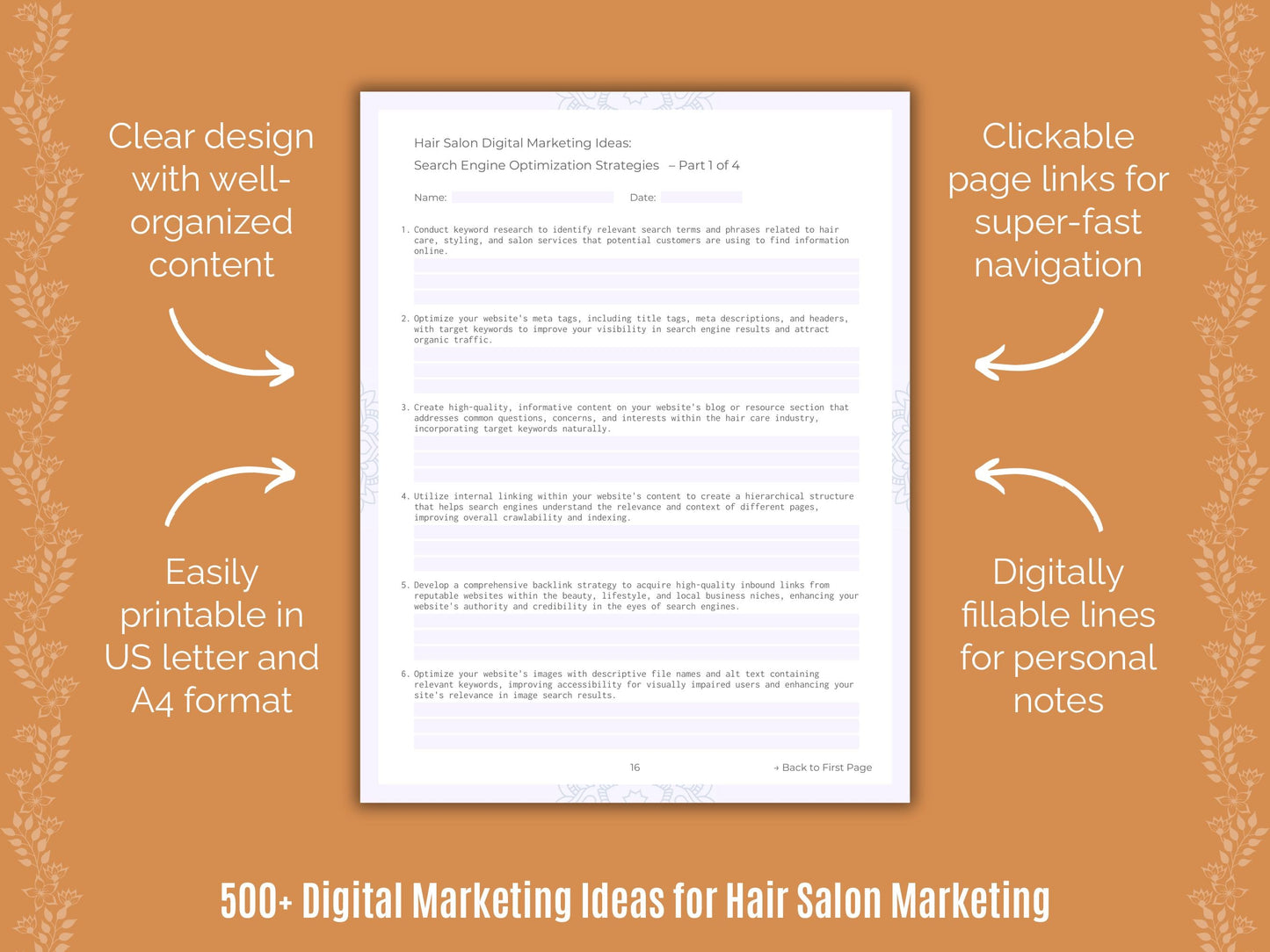 Hair Salon Marketing Templates