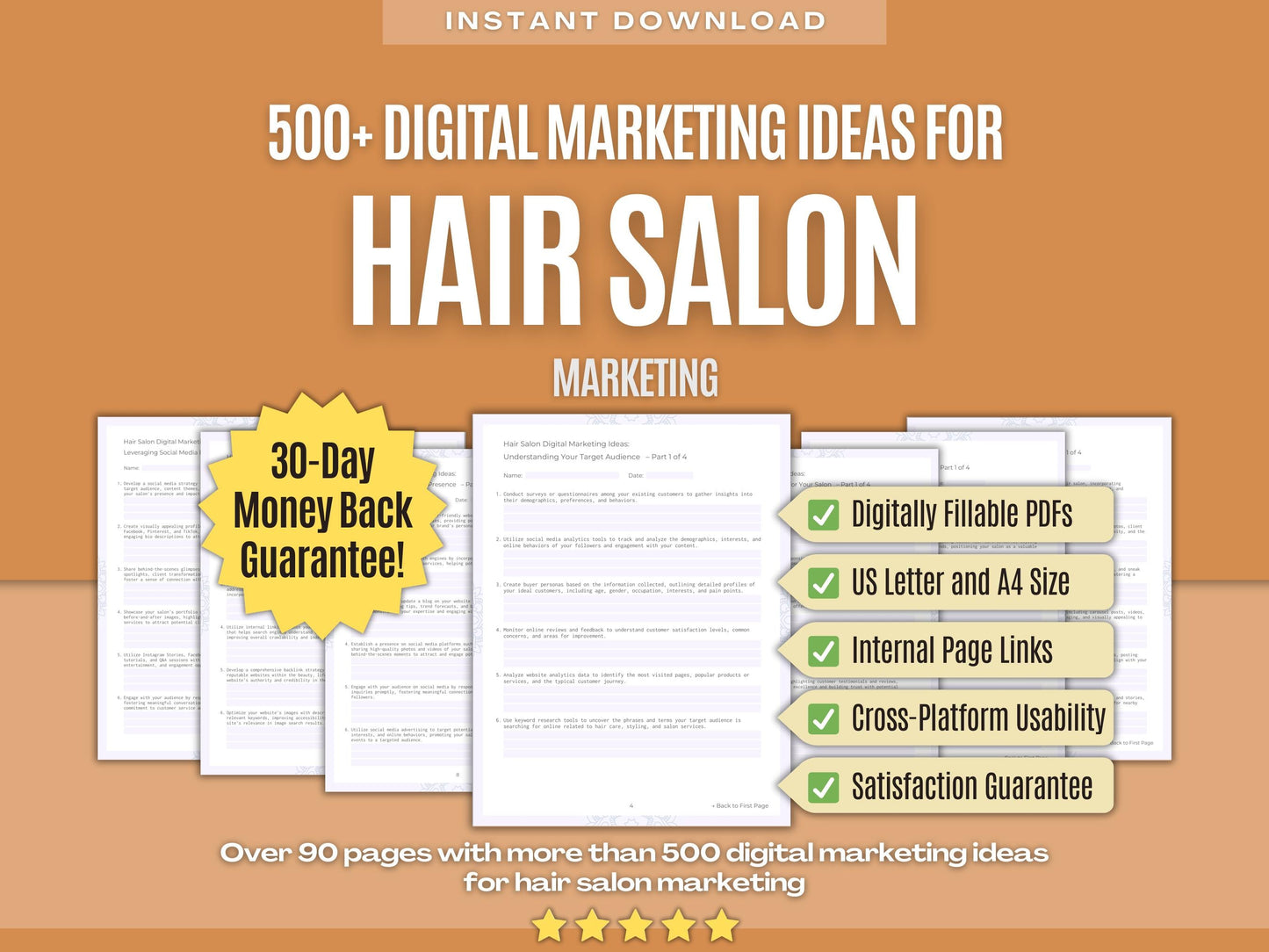 Hair Salon Marketing Workbooks