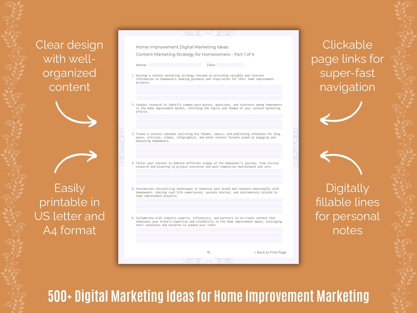 Home Improvement Marketing Templates